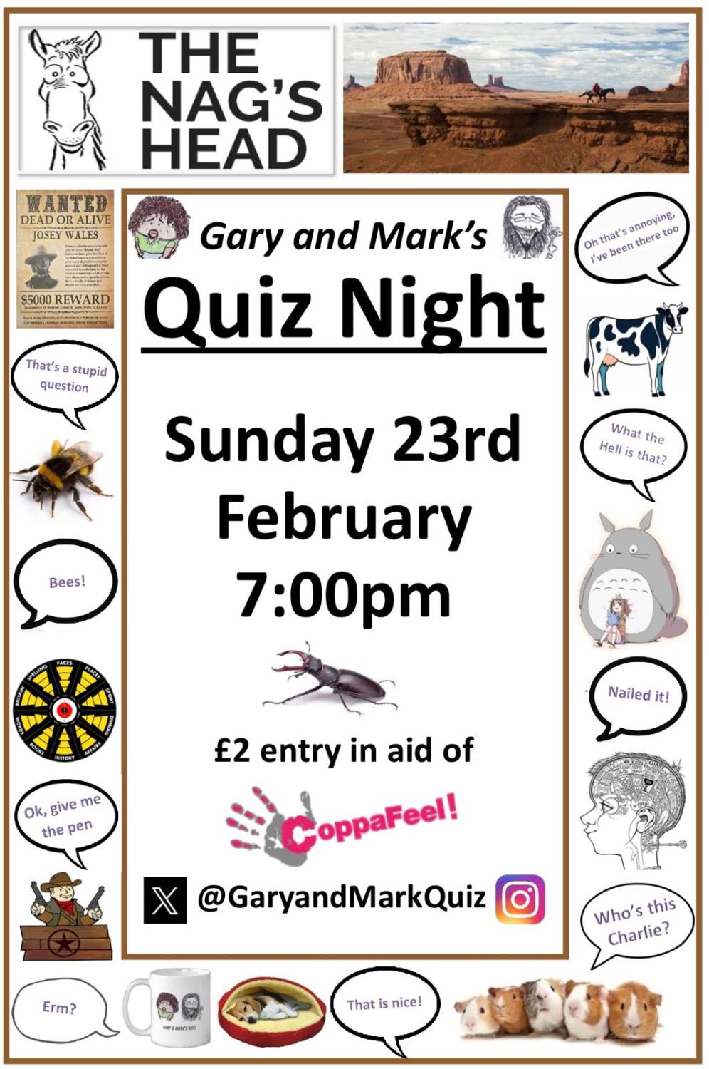 Gary & Mark's Charity Fun Quiz!